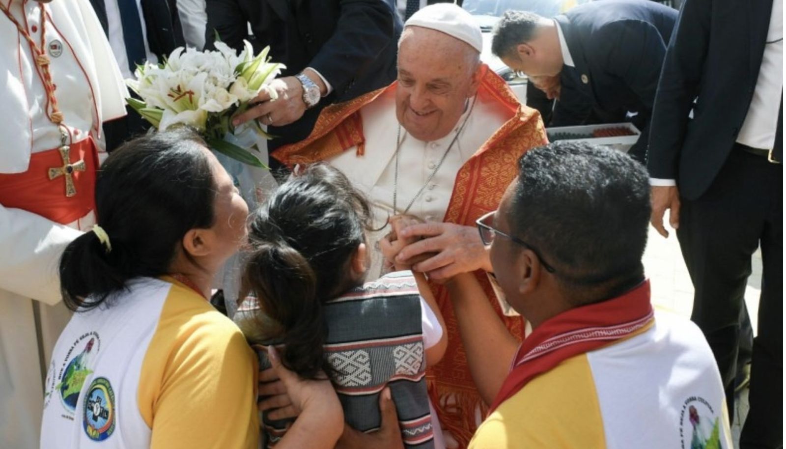 El Papa, con los jóvenes de Timor Oriental