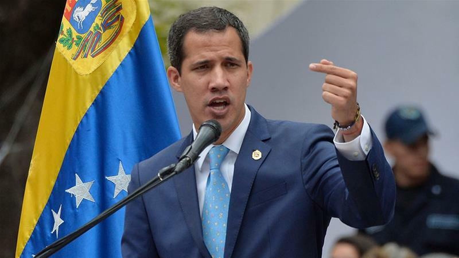 El presidente encargado de Venezuela, Juan Guaidó