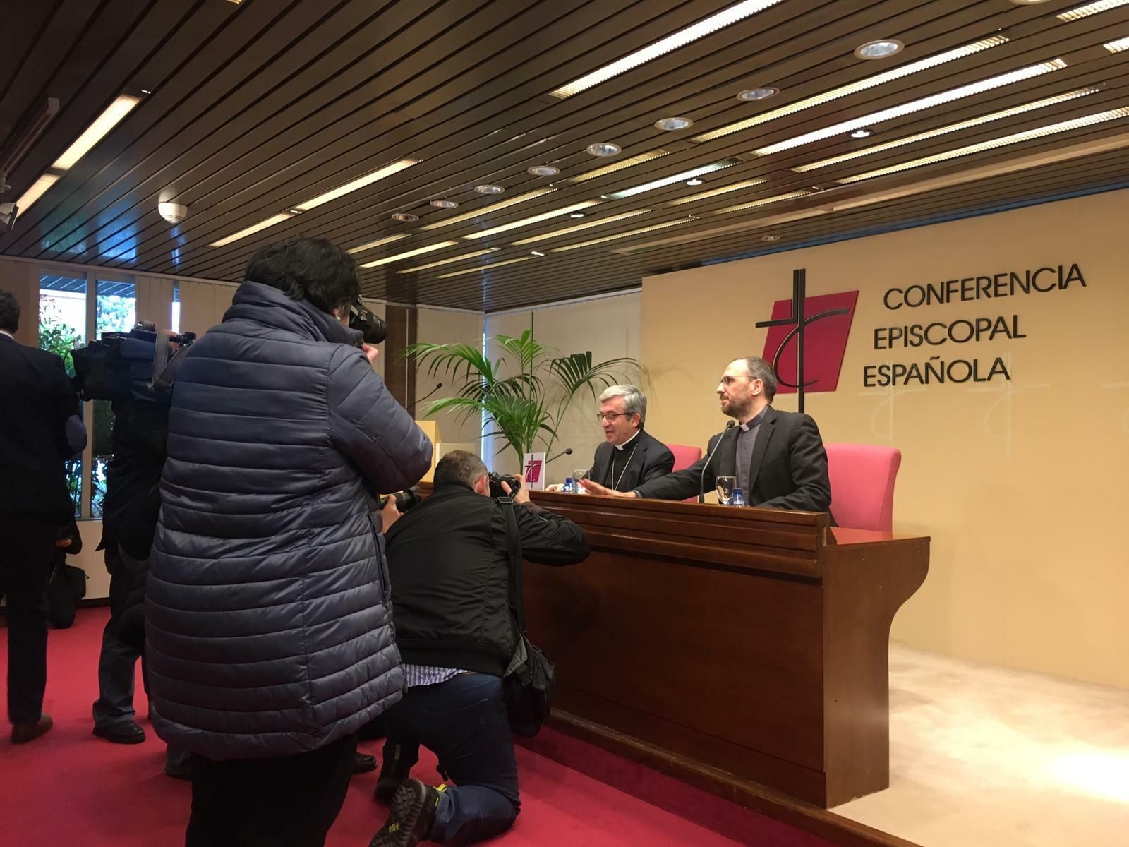 Rueda de prensa del portavoz de la Conferencia Episcopal