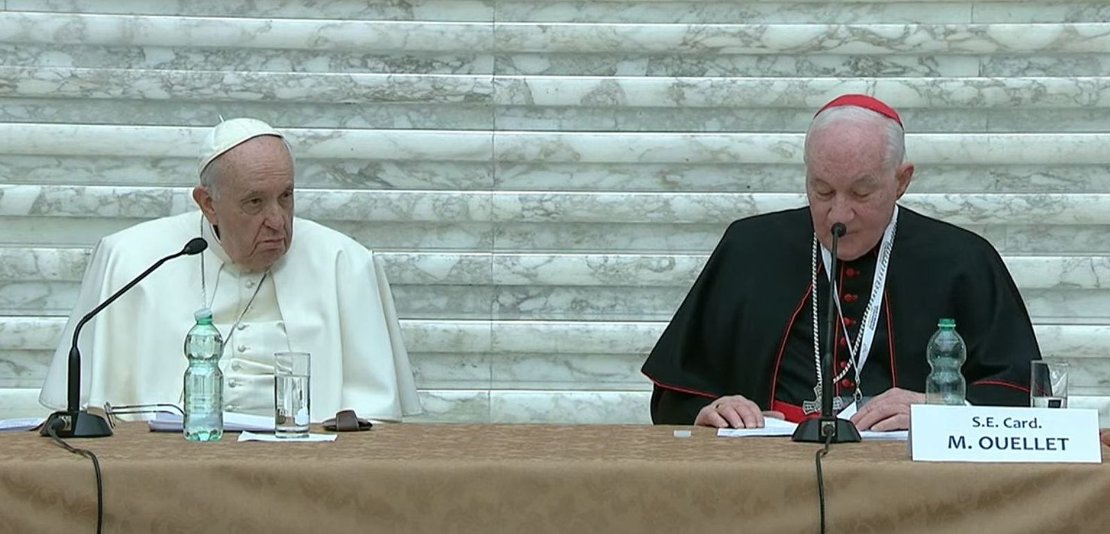 El Papa y el cardenal Ouellet