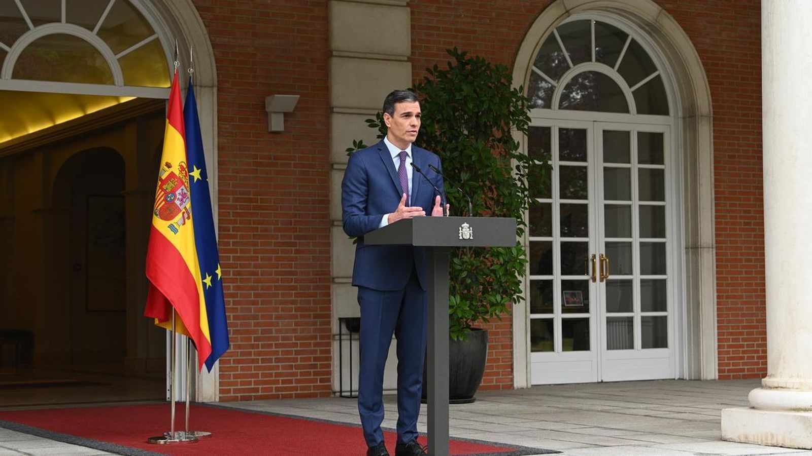 Pedro Sánchez anunció la convocatoria de elecciones generales