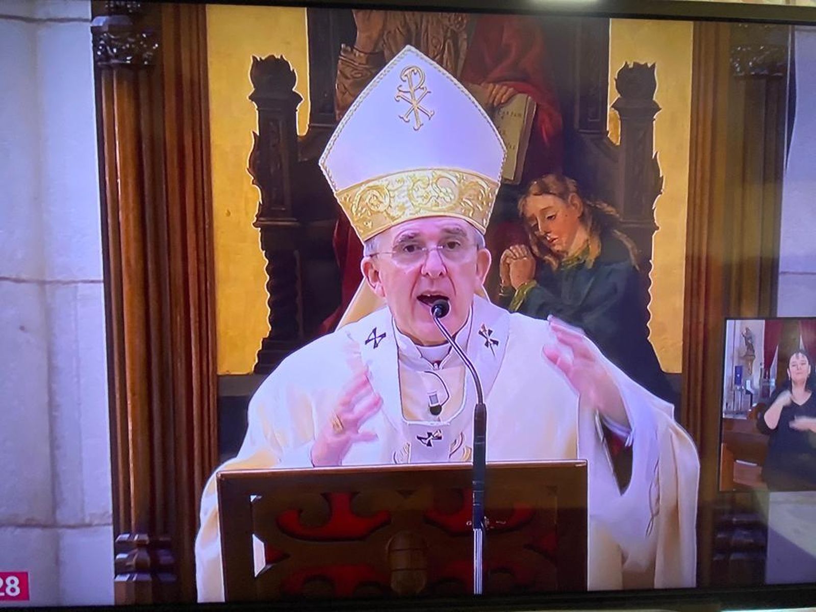 Osoro, durante la homilía