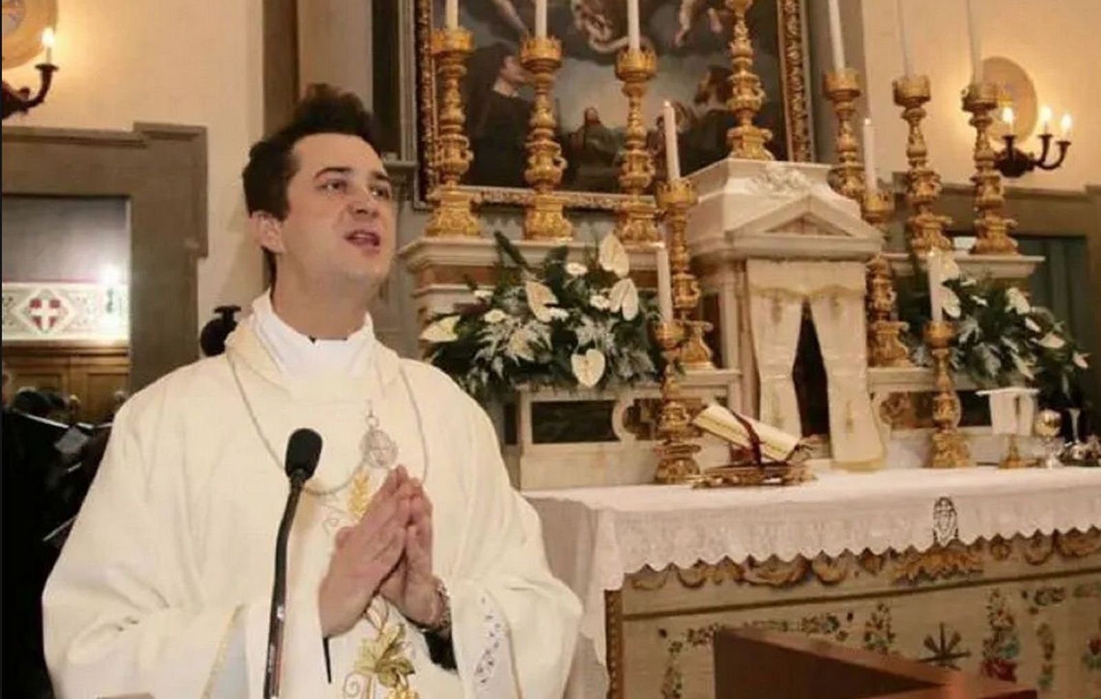 Francesco Spagnesi, el cura dtenido