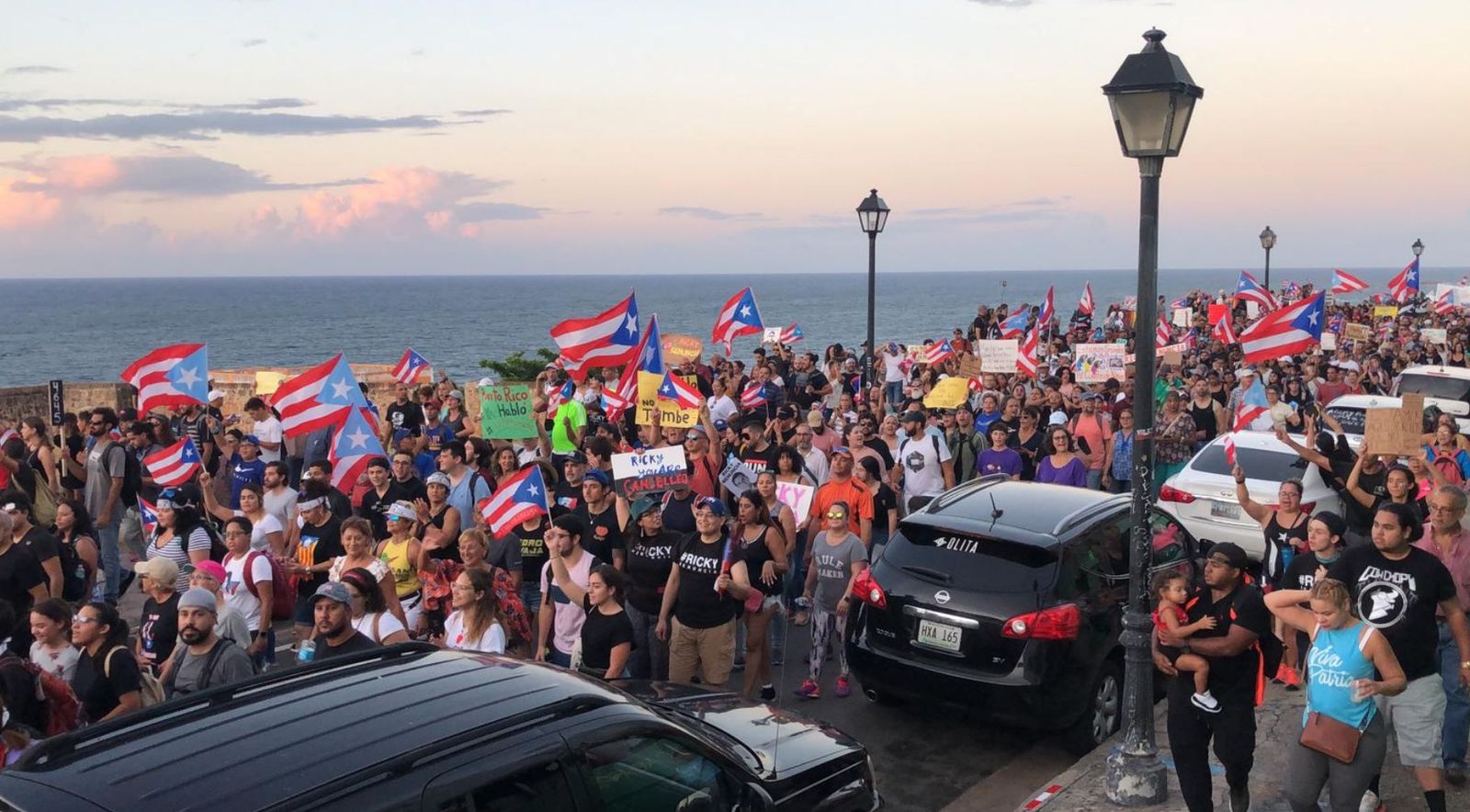 Manifestación en Puerto Rico