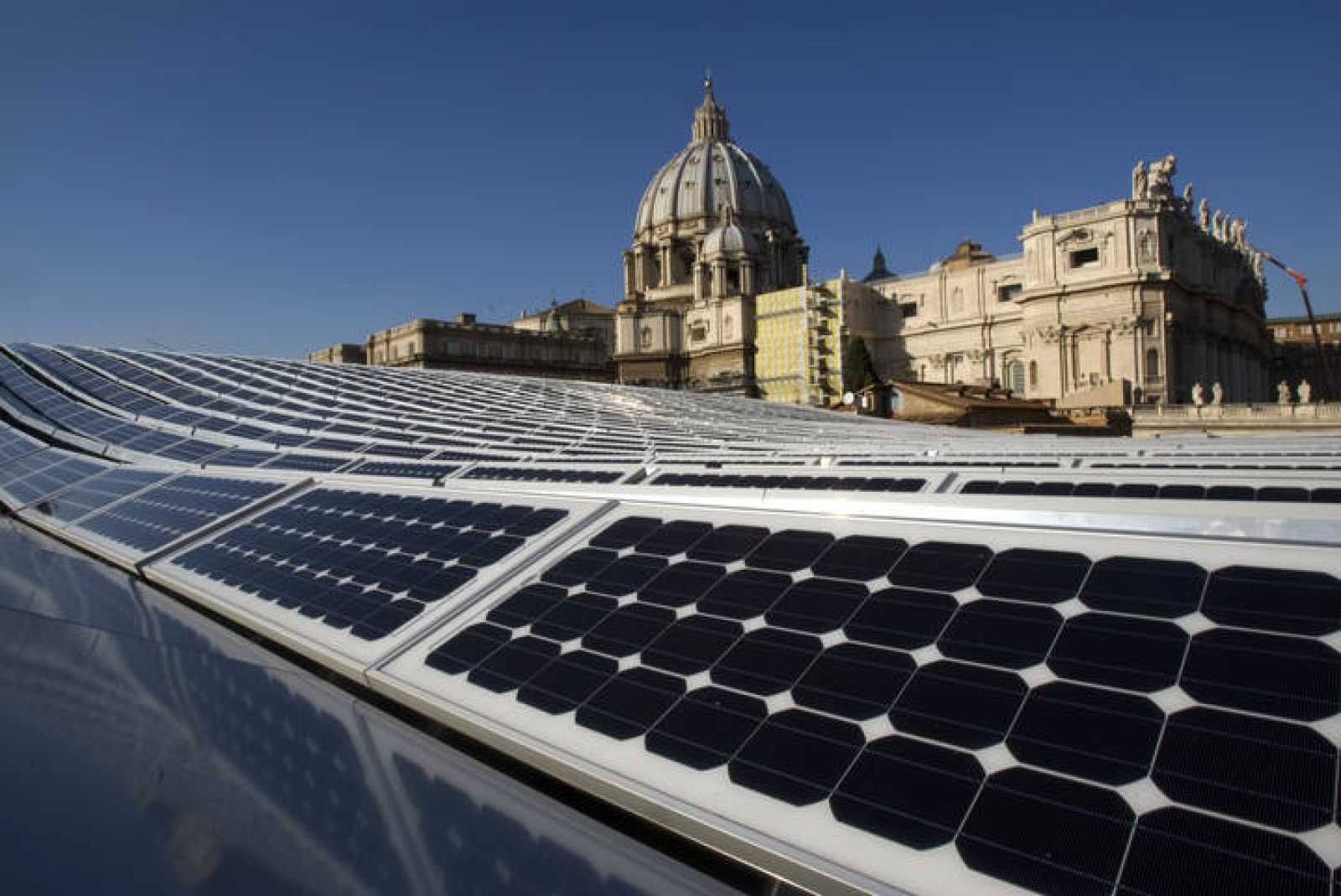 Paneles solares en el Vaticano