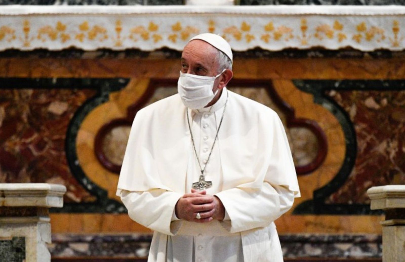 El Papa durante el encuentro internacional de oración
