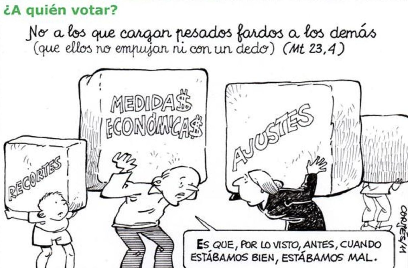 ¿A quién votar?