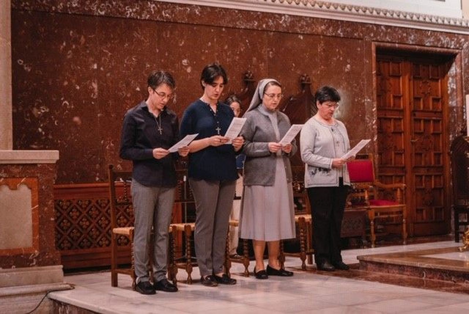 Otra imagen de la ceremonia