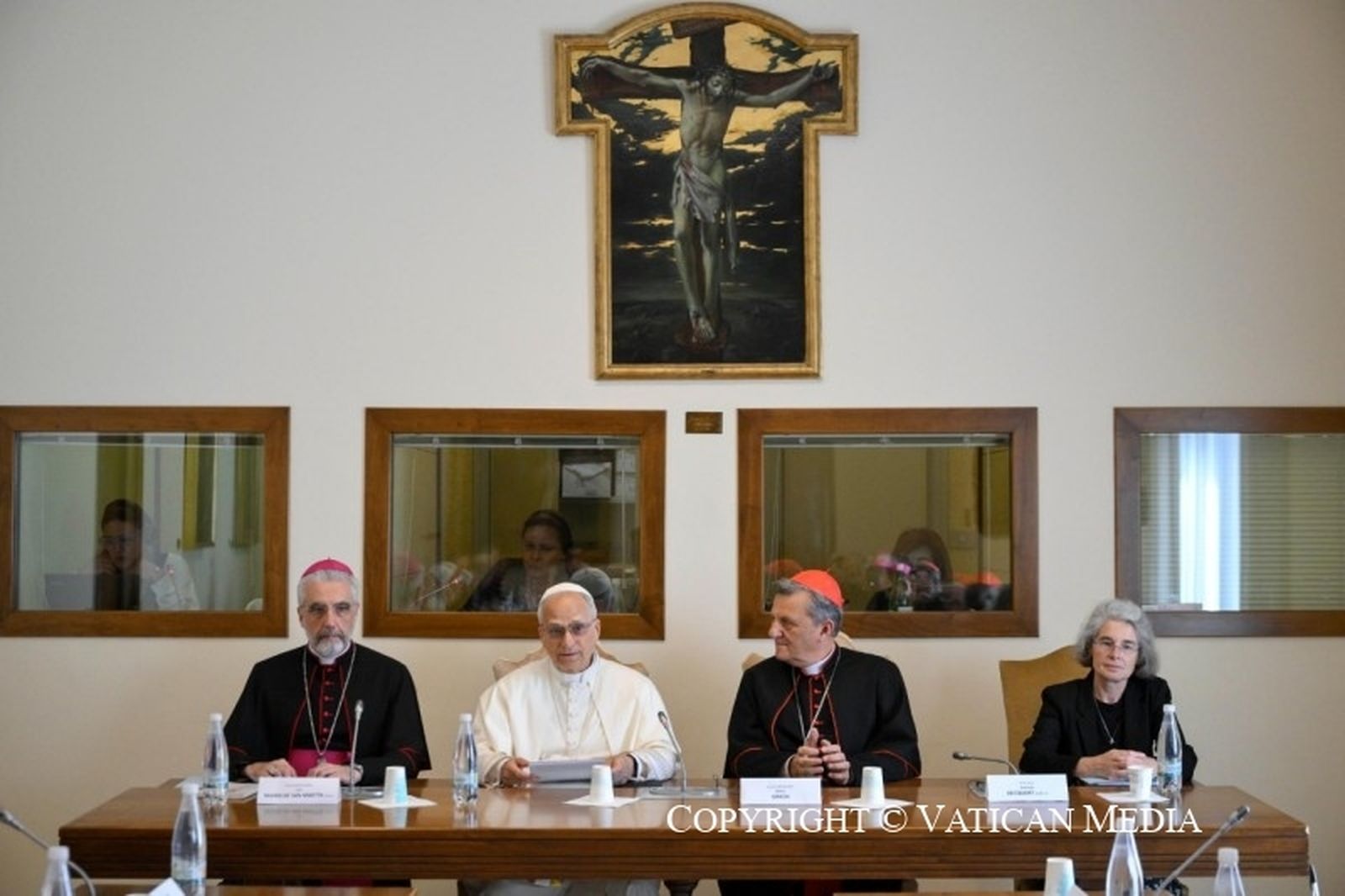 De izquierda a derecha, San Martín, Prevost, Grech y Beqcuart