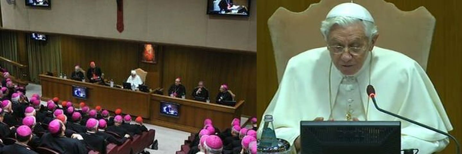 Benedicto, ante los obispos italianos