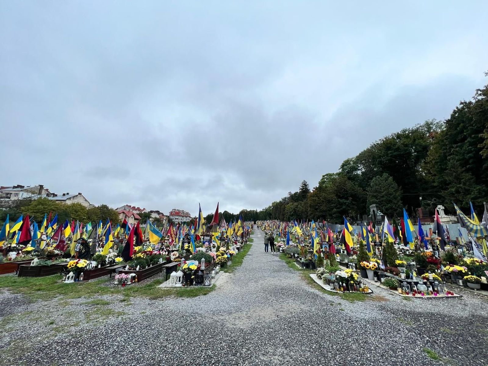 Cementerio en Ucrania
