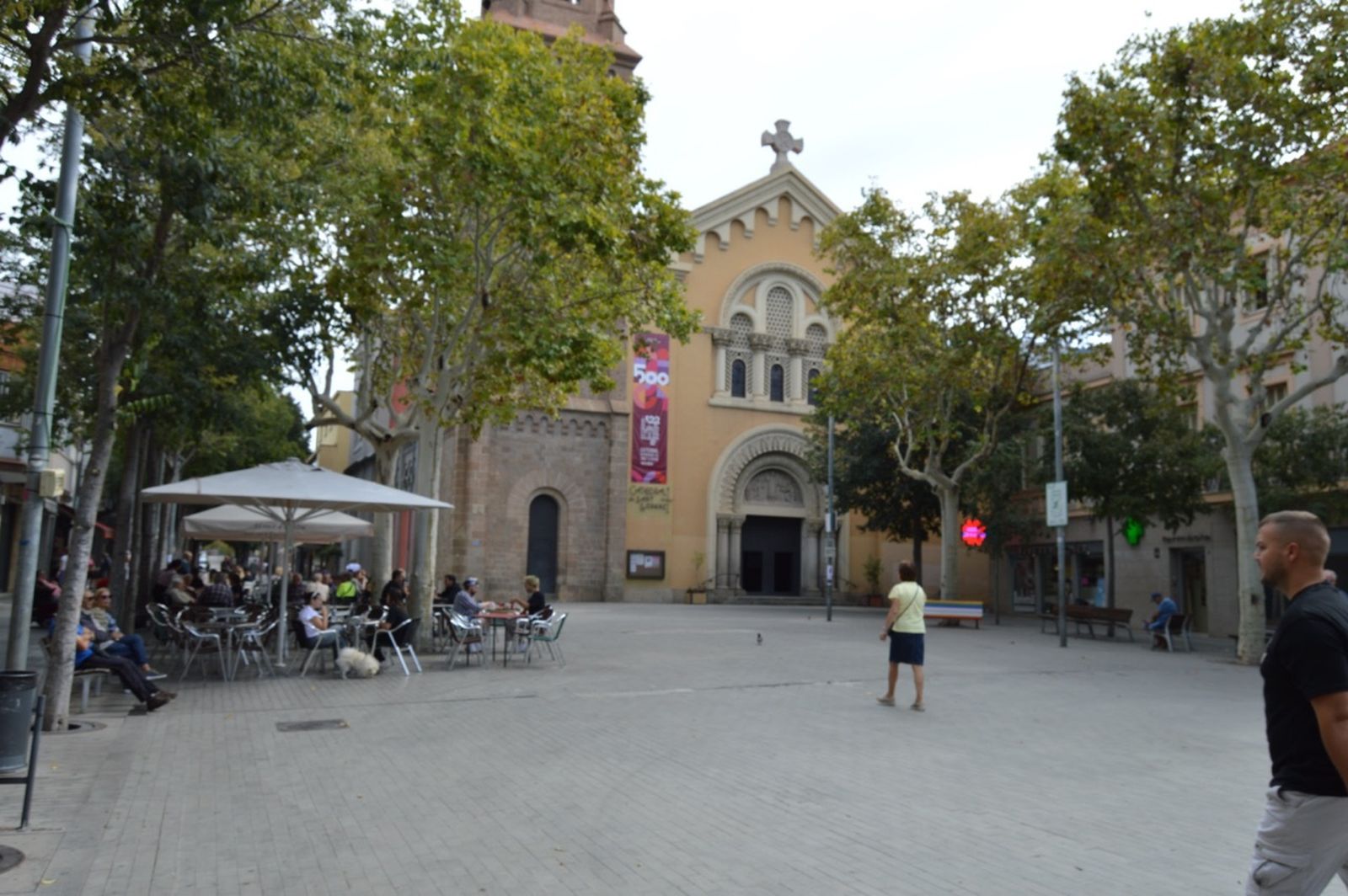 Plaza de la catedral de San Feliú de Llobregat