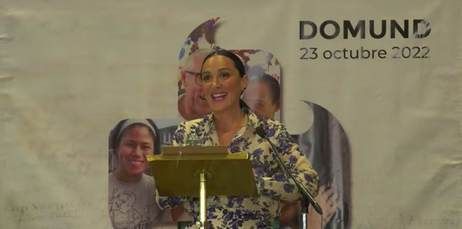 Tamara Falcó, durante su pregón