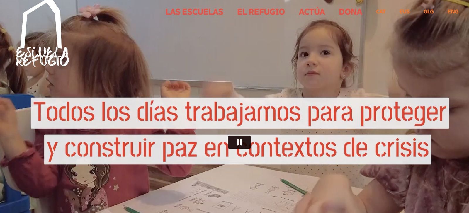 Escuela Refugio, la nueva campaña de Entreculturas y Alboan