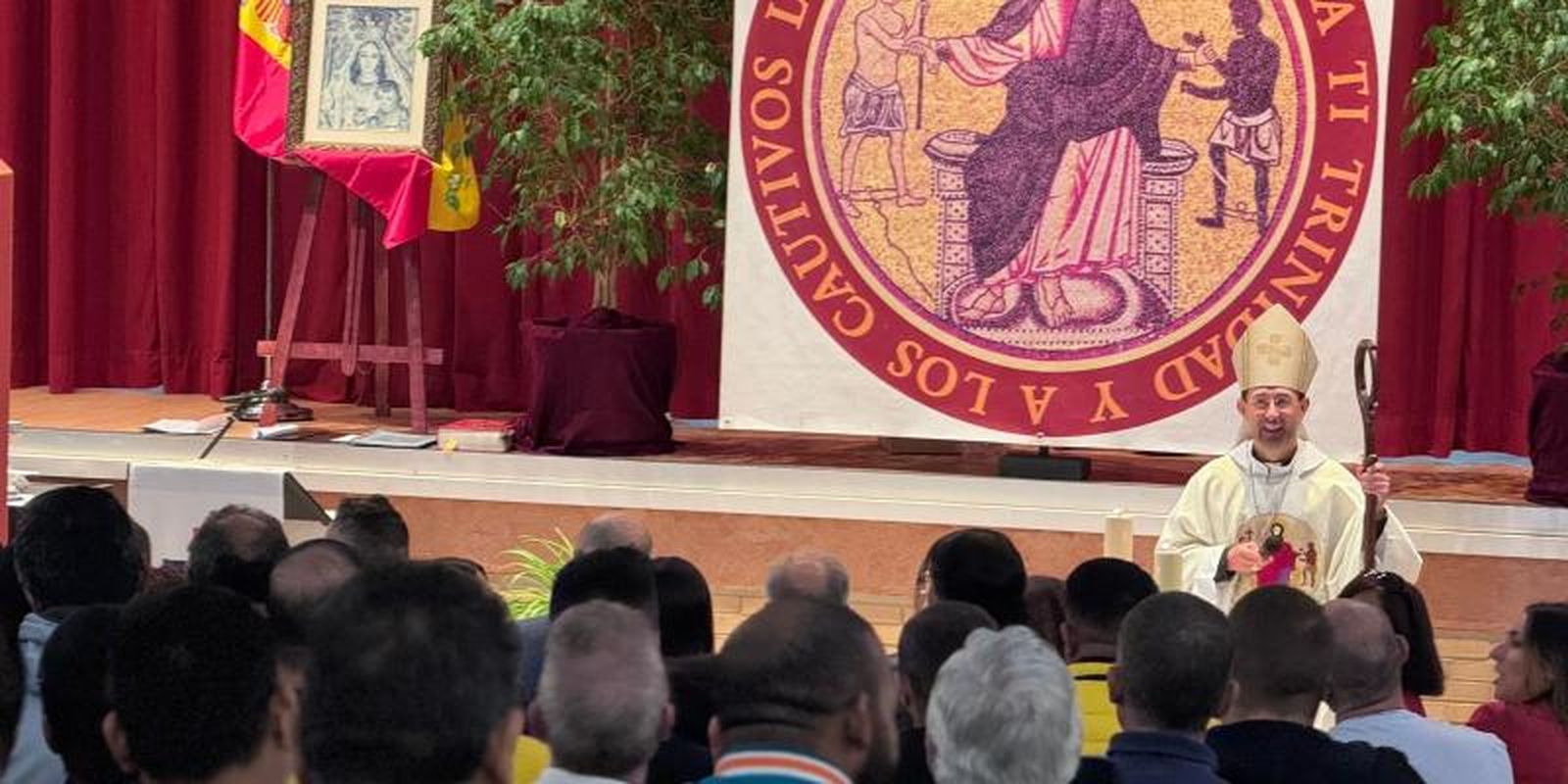 El cardenal Cobo celebra misa con los reclusos de la penitenciaría de Soto del Real