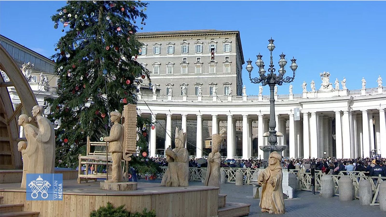Belén en la Plaza de San Pedro