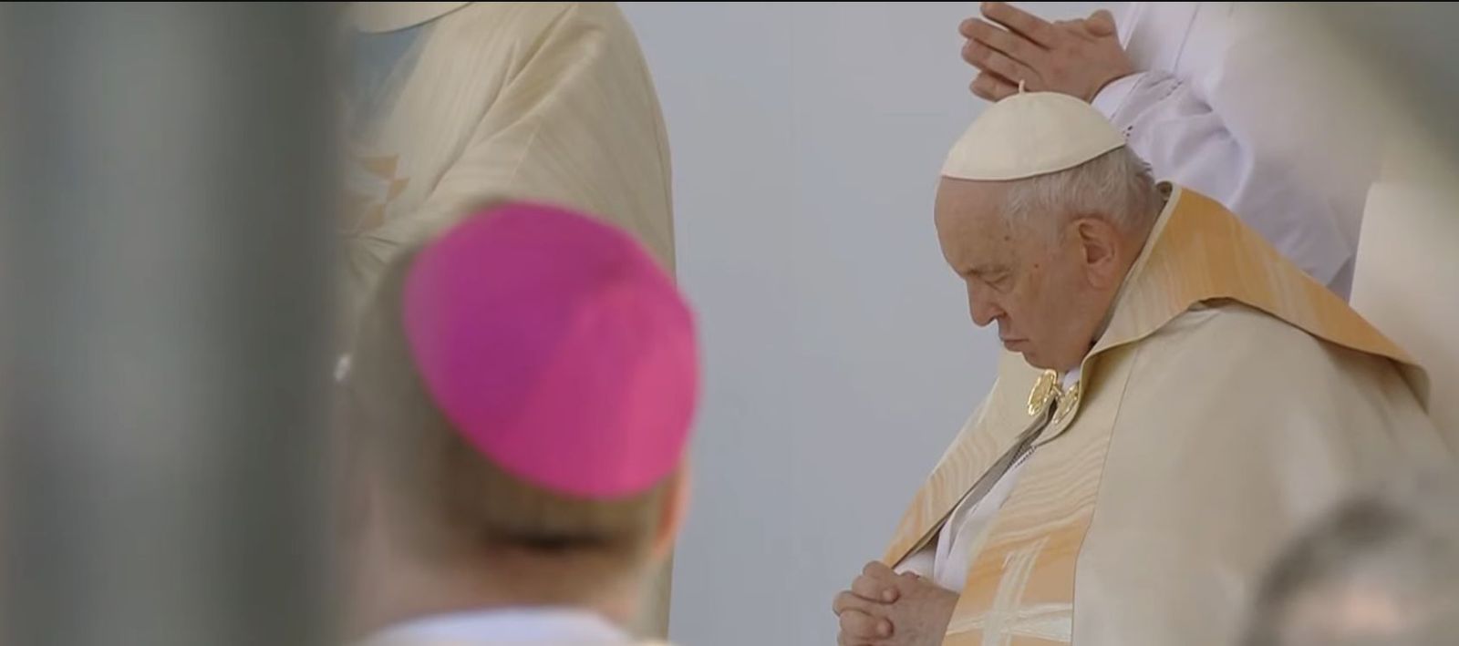 Francisco, durante la misa de hoy