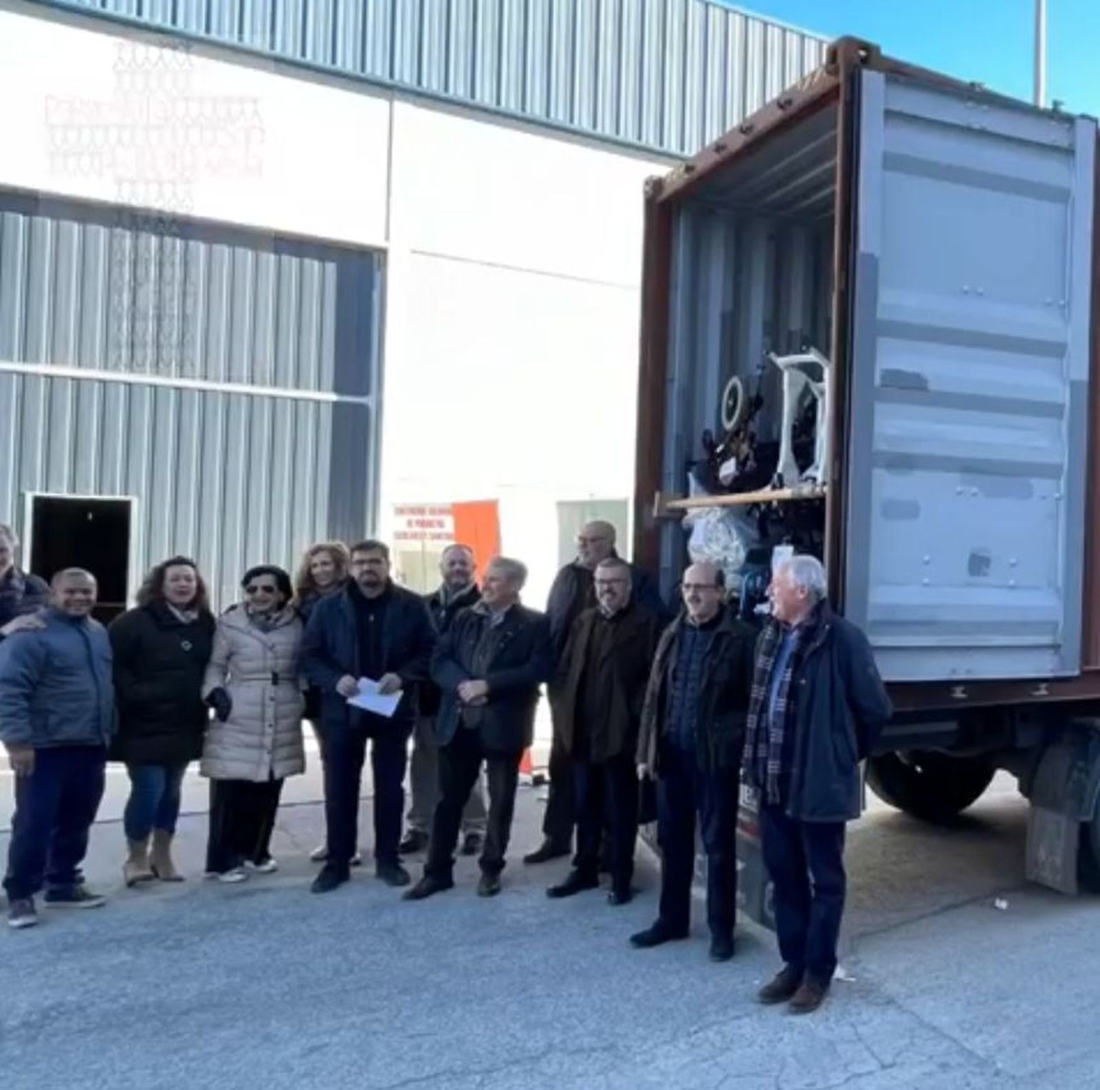 Contenedor solidario Jaén