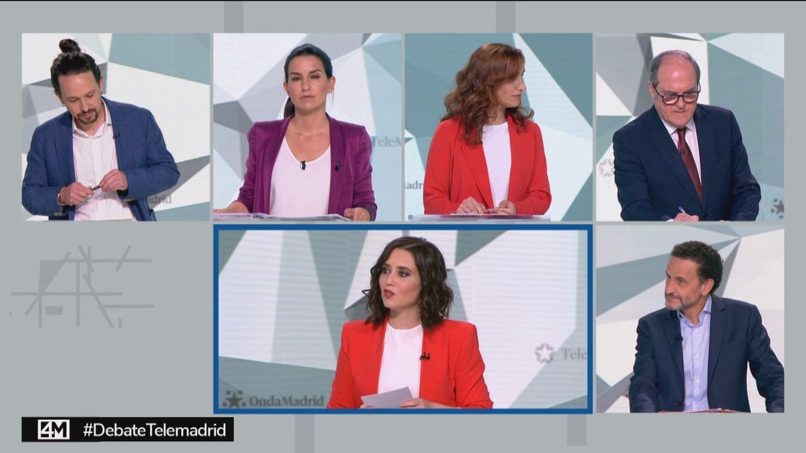 Un momento del debate de ayer