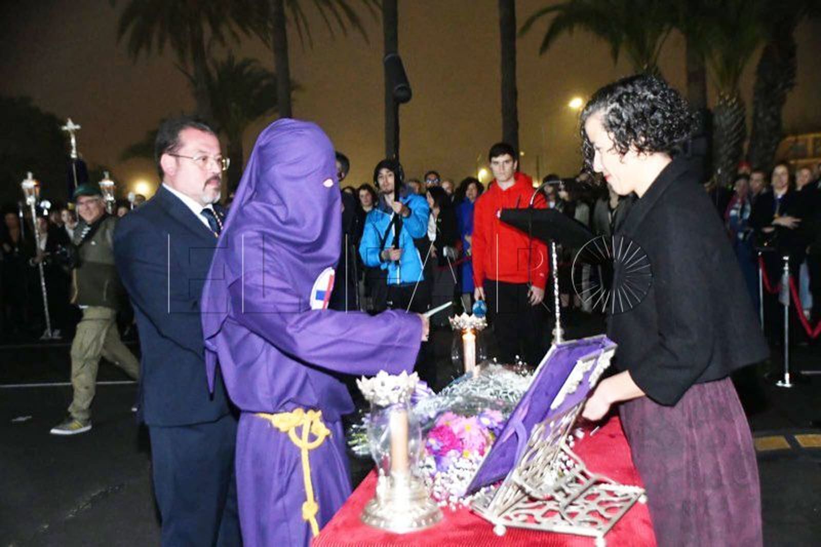 Liberación de un preso por el Cristo de Medinaceli ceutí