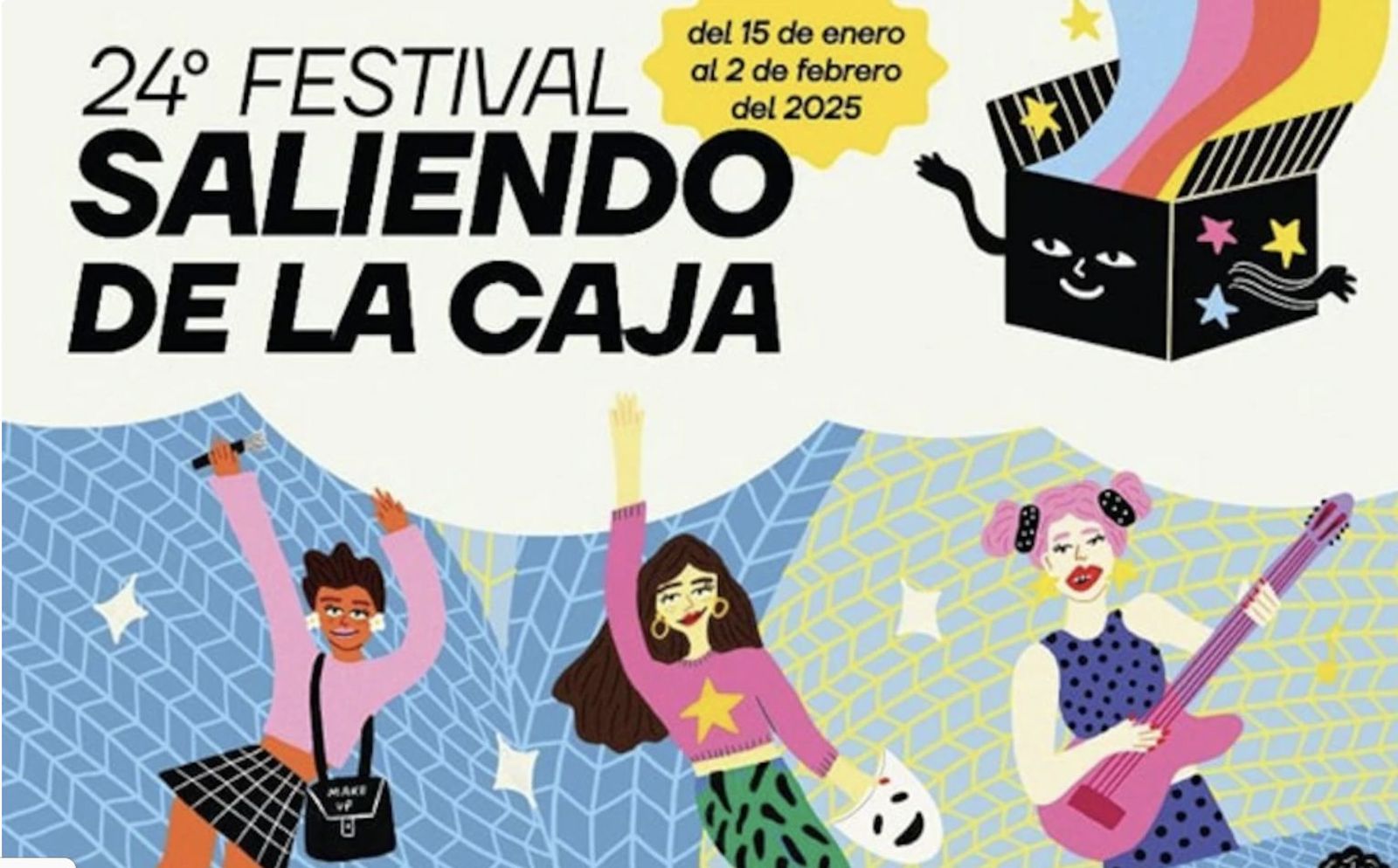 Cartel de 'Saliendo de la caja', el festival donde se iba a representar la obra 'María Maricón'