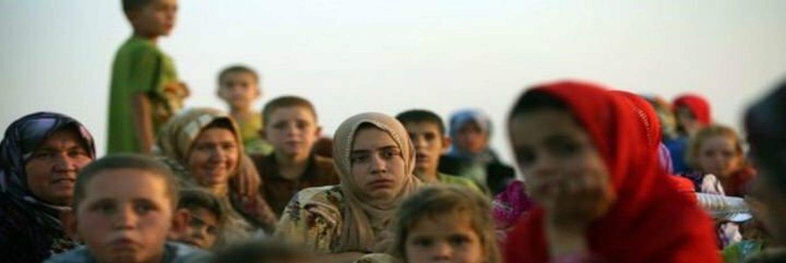 Iraquíes desplazados por la violencia