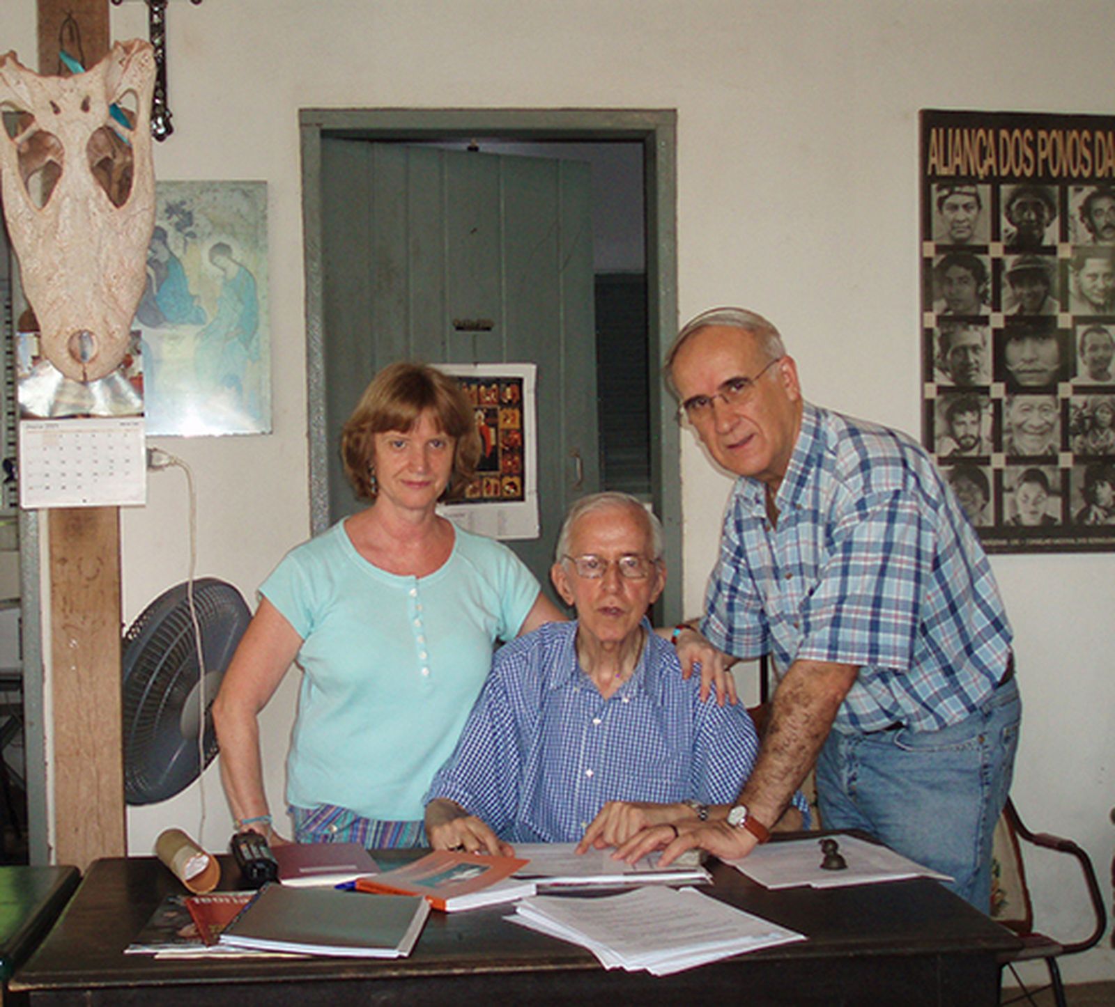 Pedro, Eduardo y Charo. Brasil