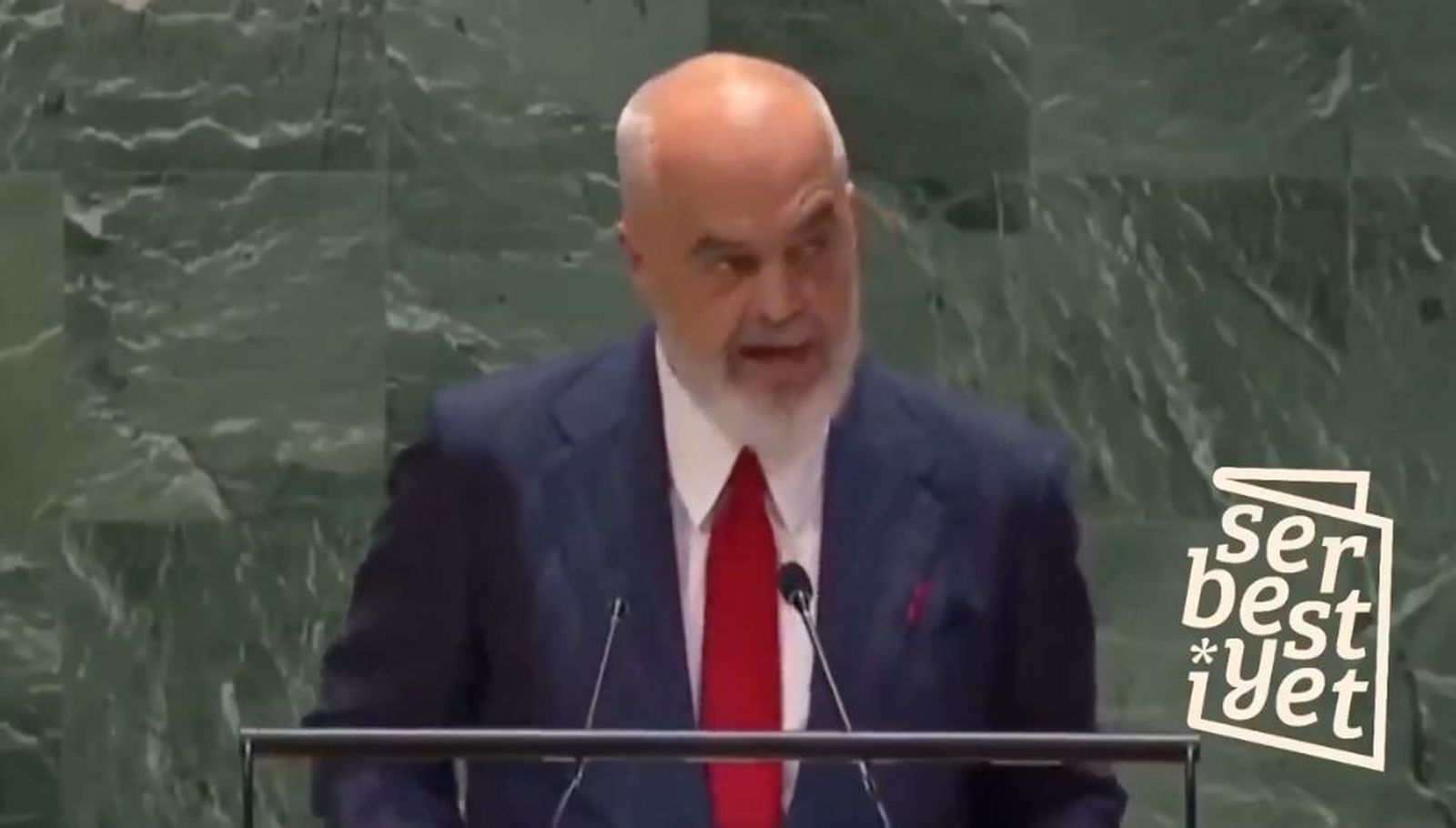 Edi Rama, primer ministro Albania en Nueva York