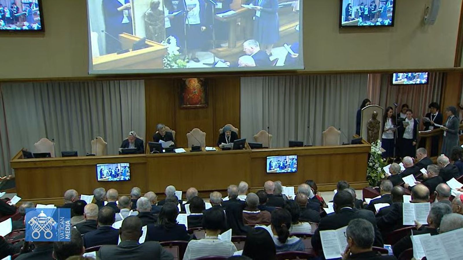 Asamblea Sinodal en retiro