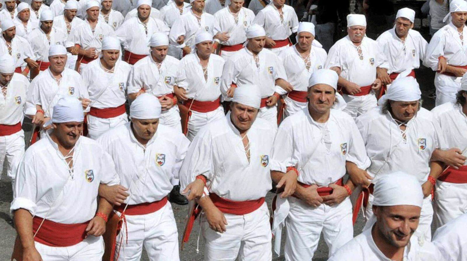 Costaleros de la Macchina di Santa Rosa