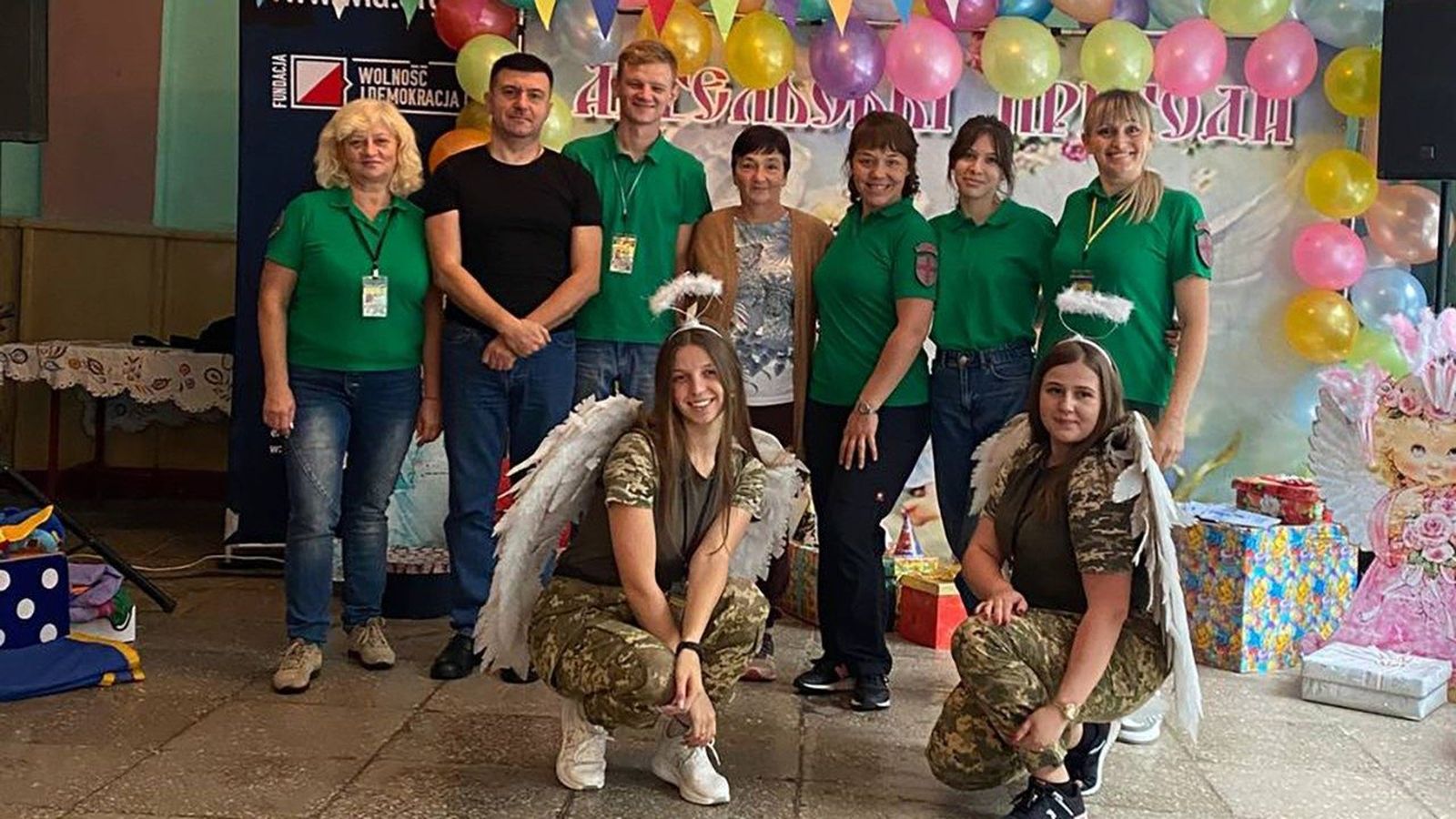 Los "Ángeles de la alegría" en Ucrania