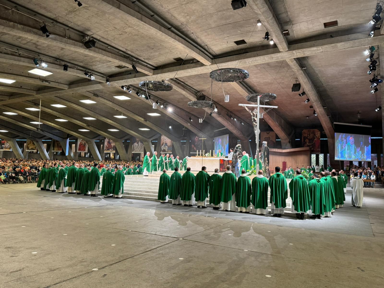 Clausura del peregrinaje a Lourdes