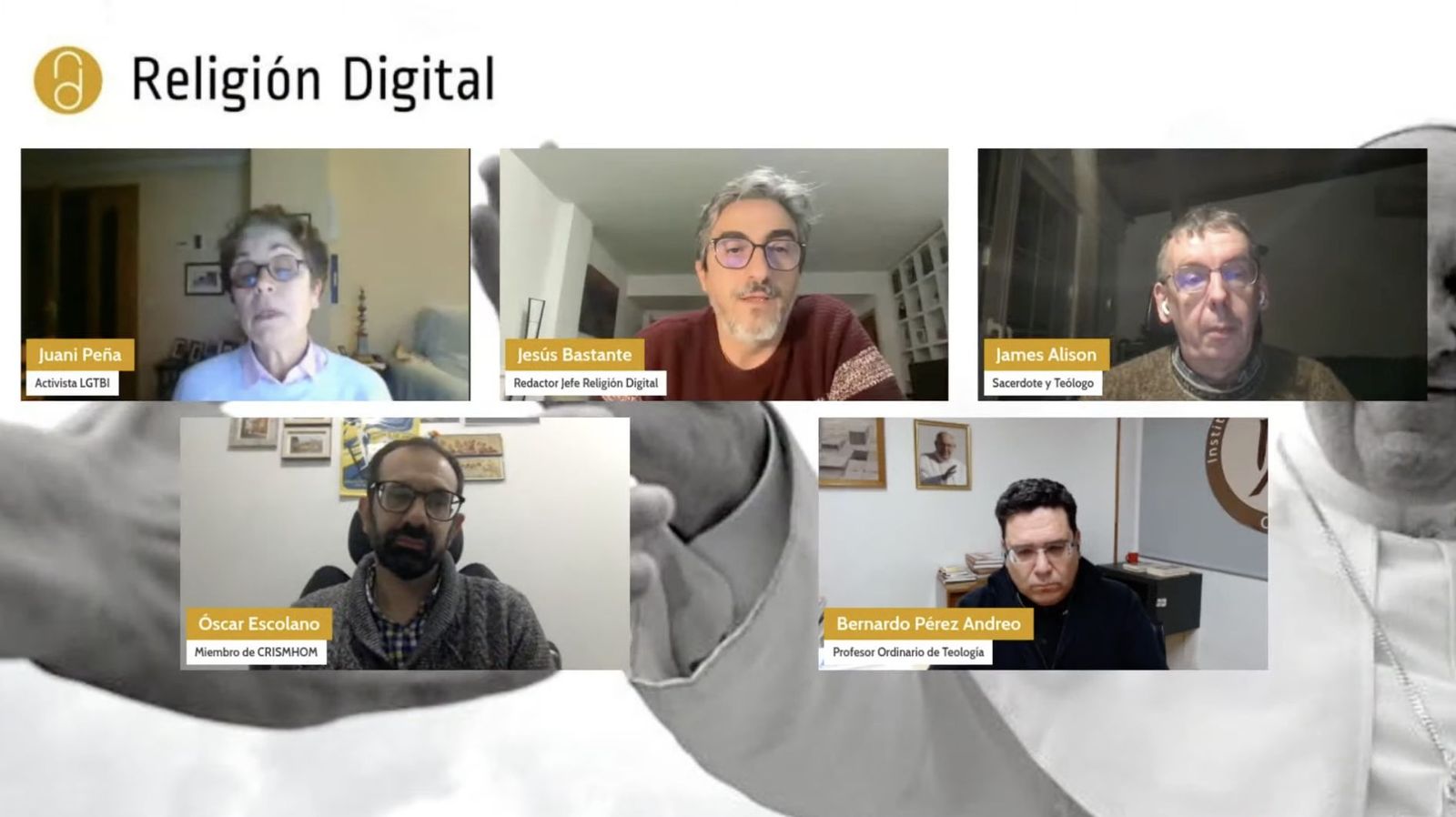 Los participantes en el debate