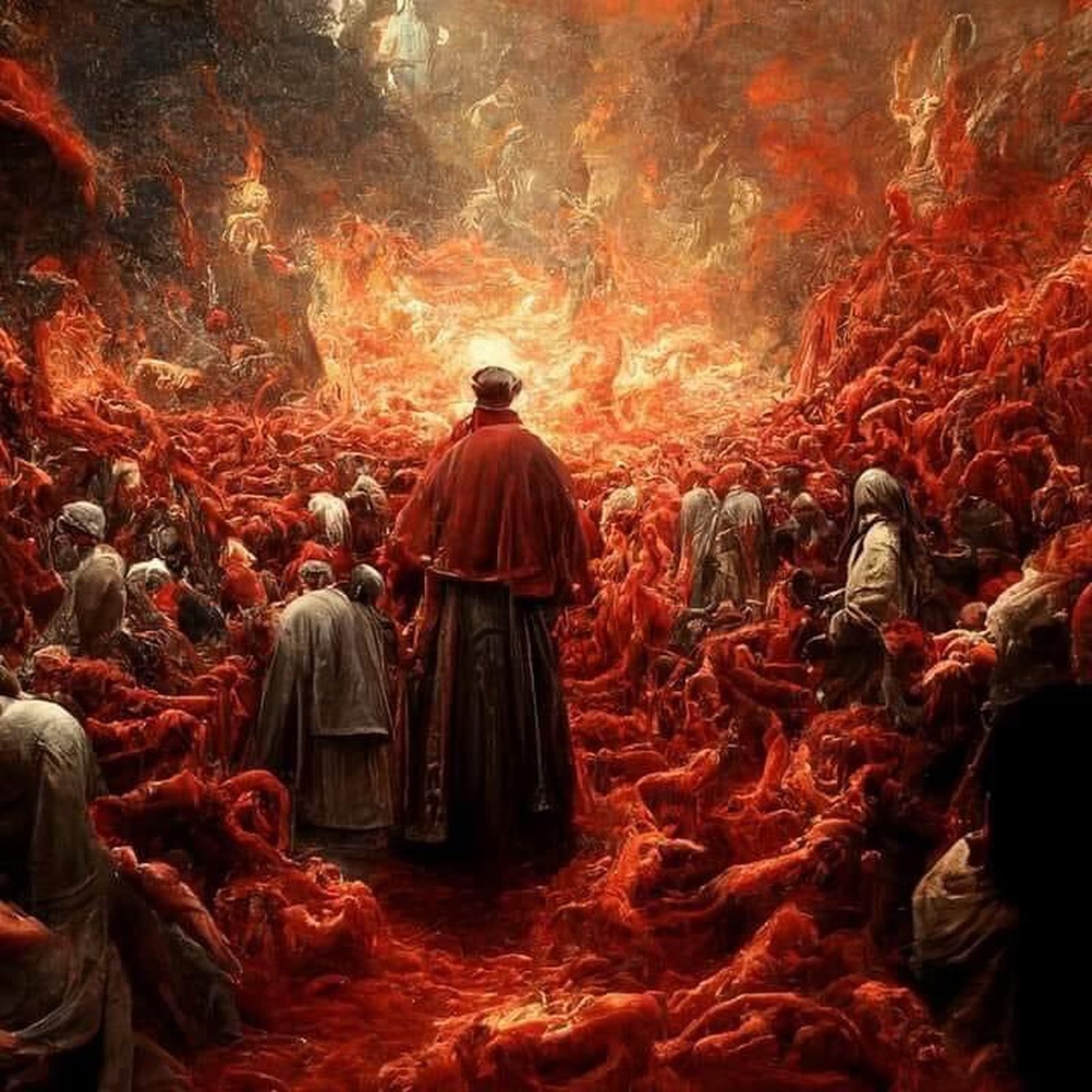 El Infierno de Dante creado con IA