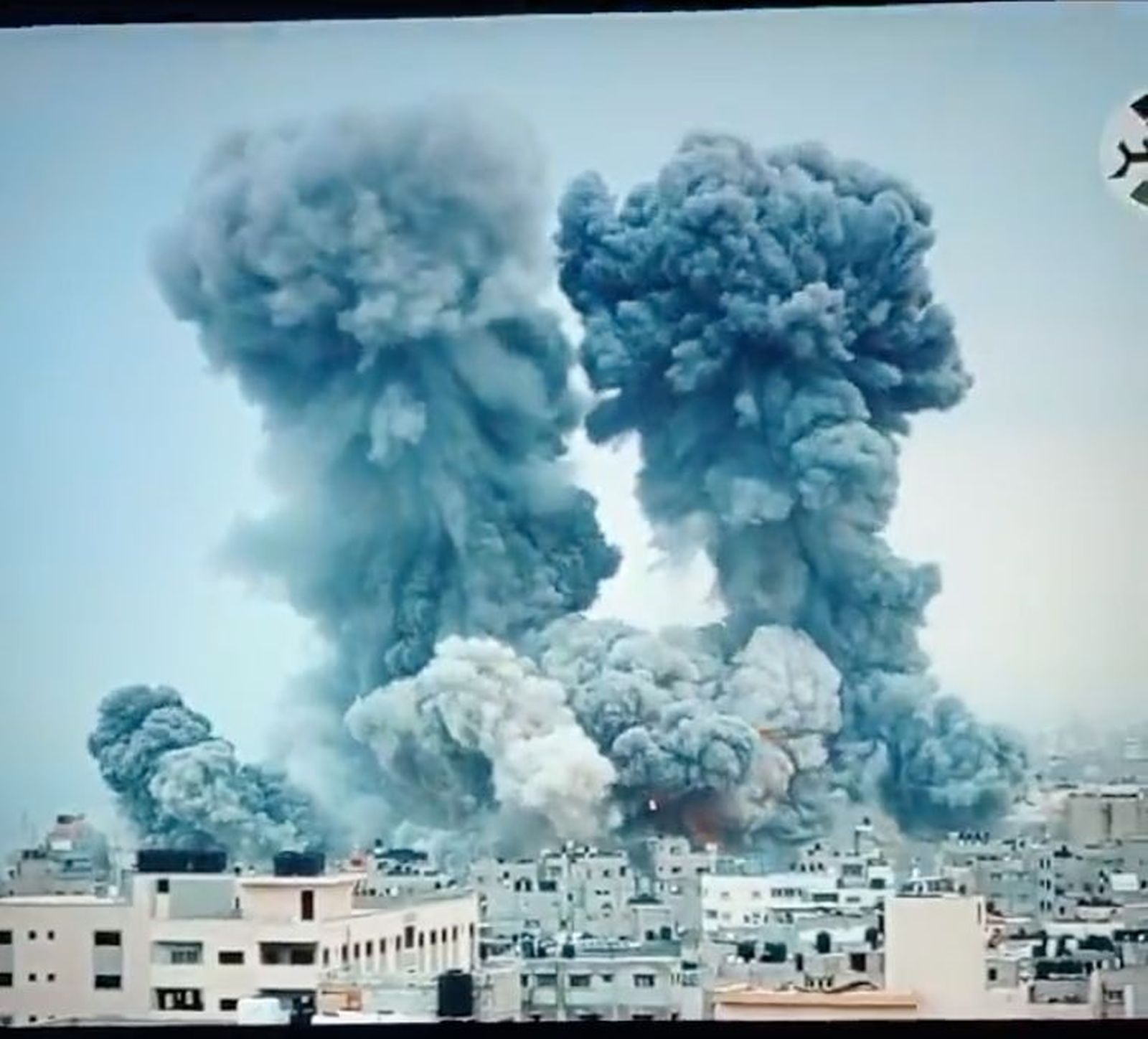 Bombardeo sobre Gaza