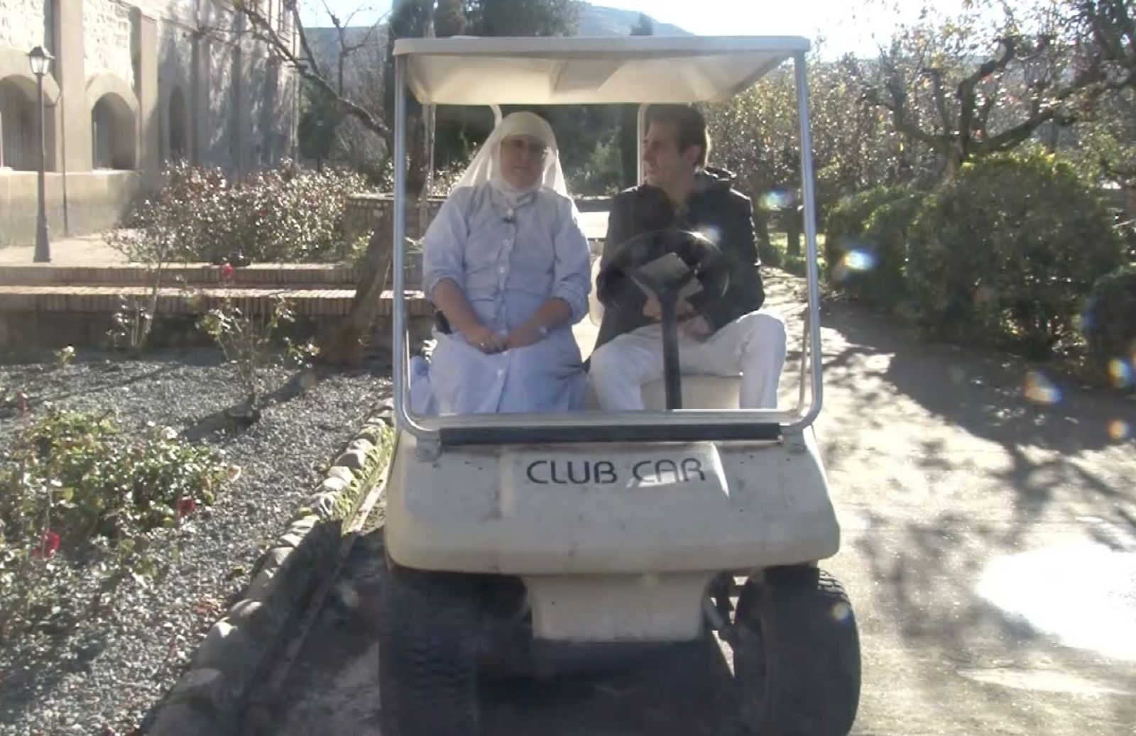 La exclarisa Susana Varo con Francisco Canals