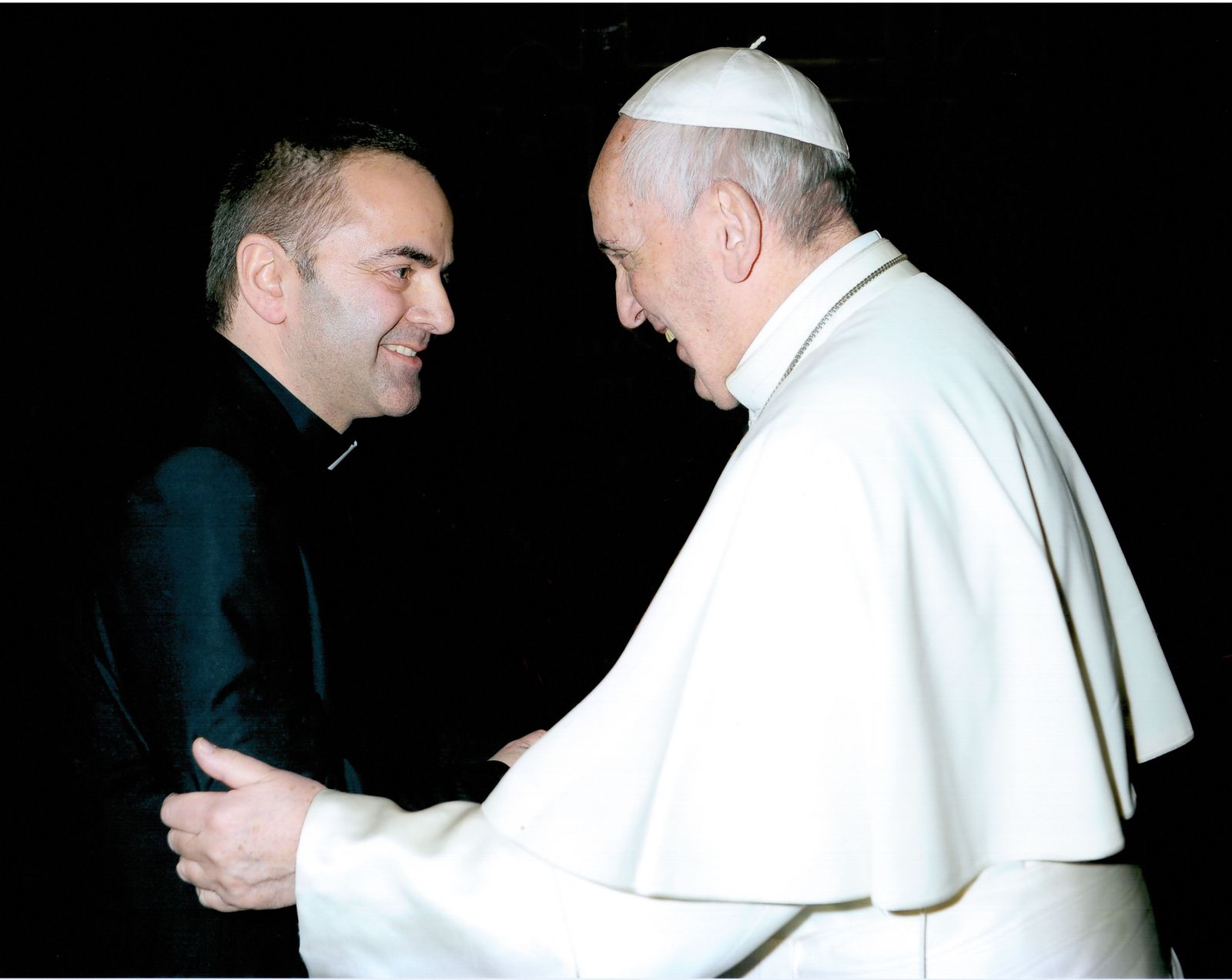 José San José Prisco, con el pap Francisco