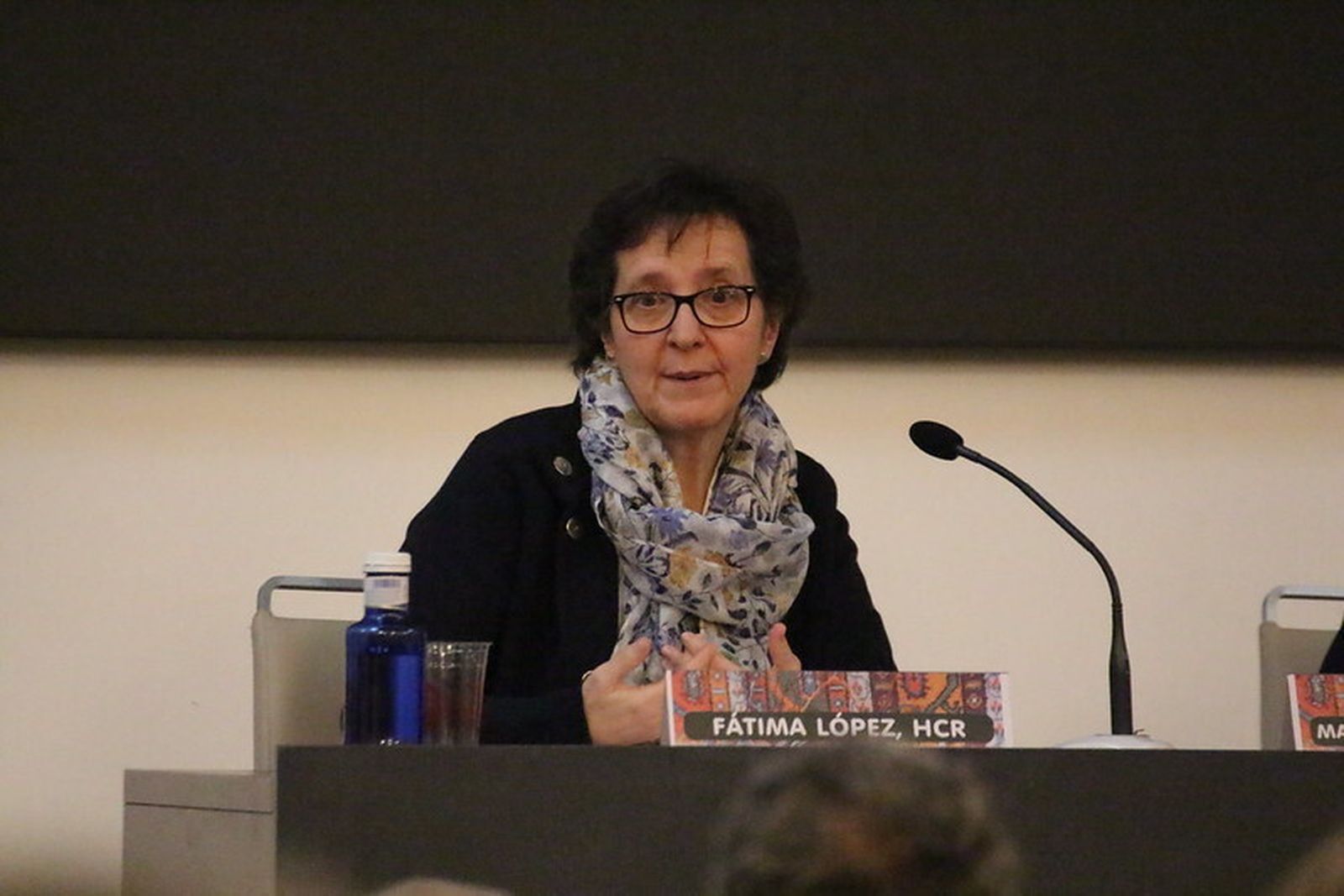 Fátima López, en la jornada de Confer