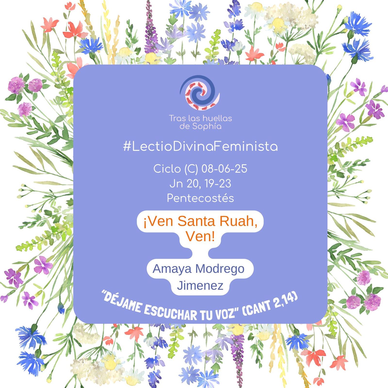 ¡Ven Santa Ruah, ven!