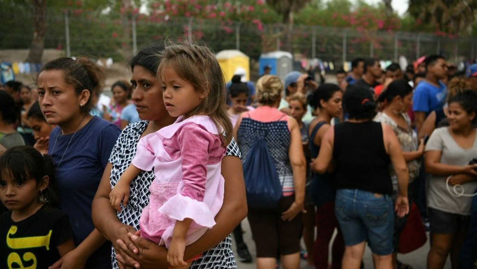 Migrantes en la frontera con EEUU