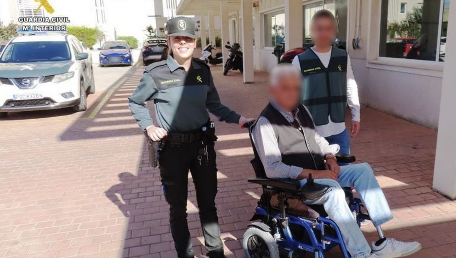 La Guardia Civil recuperó la silla, y se la devolvió a su dueño