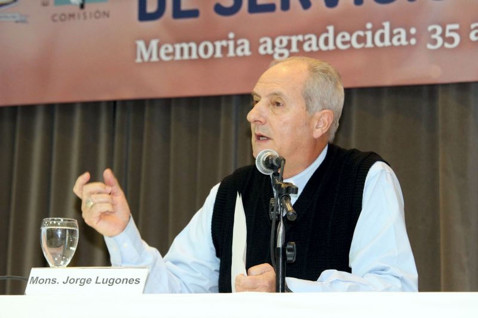 Mon. Jorge Lugones, presidente de la Comisión Episcopal de Pastoral Social Argentina