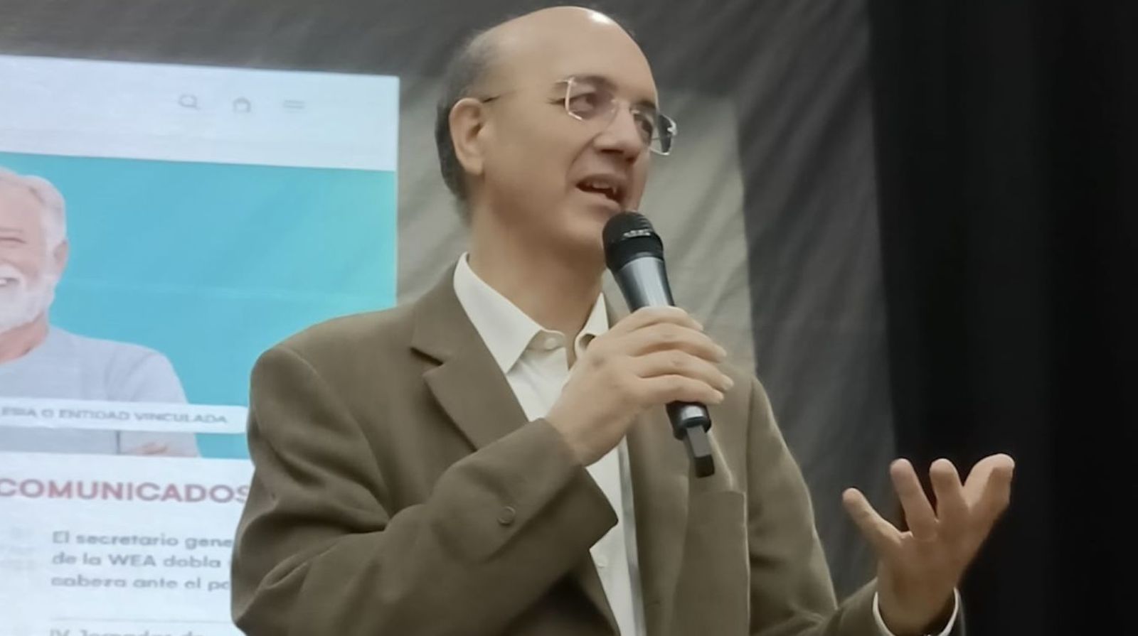 Xesús Manuel Suárez, secretario de la Alianza evangélica española