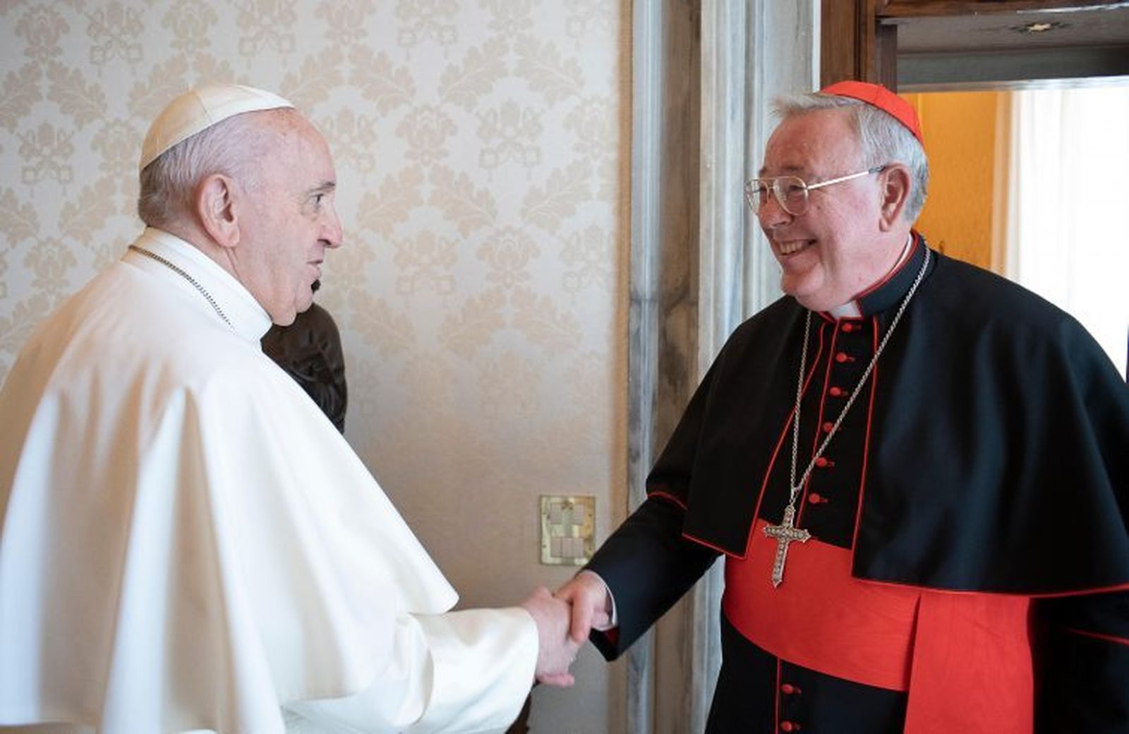 Hollerich, con el Papa Francisco
