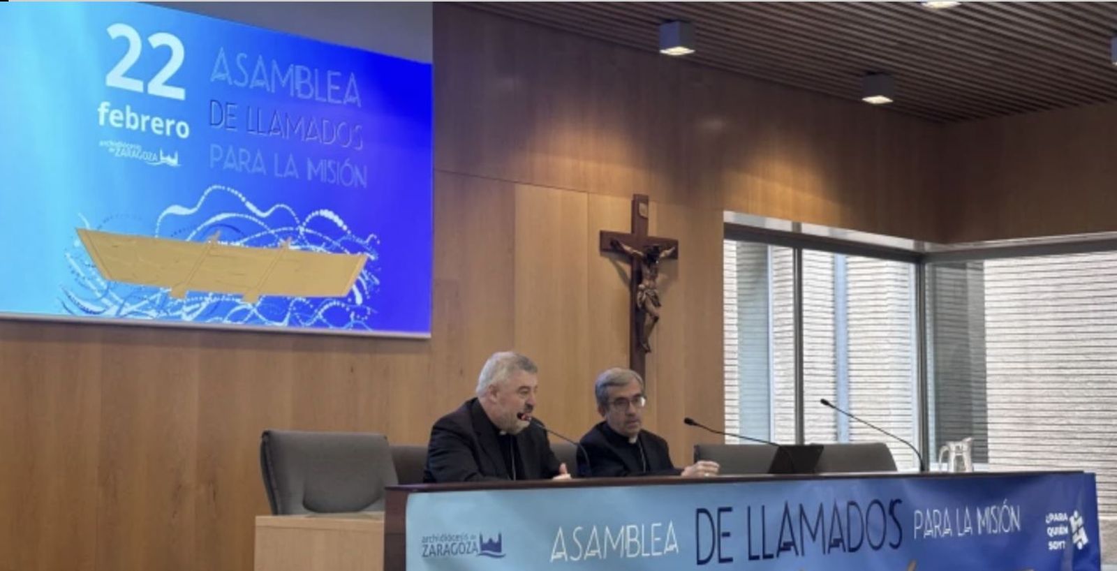 Argüello, con Carlos Escribano