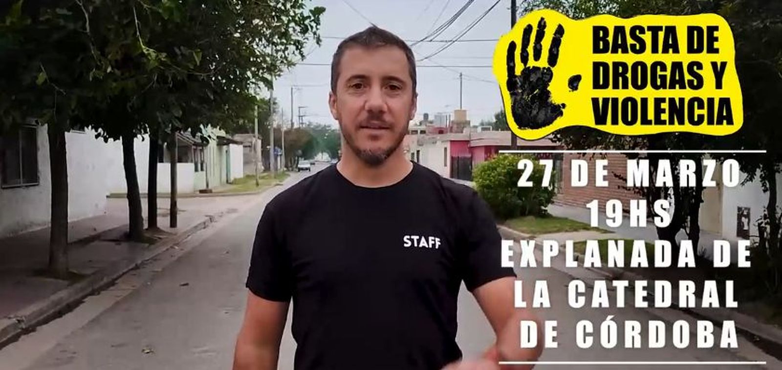 Acto Basta de drogas y de violencia