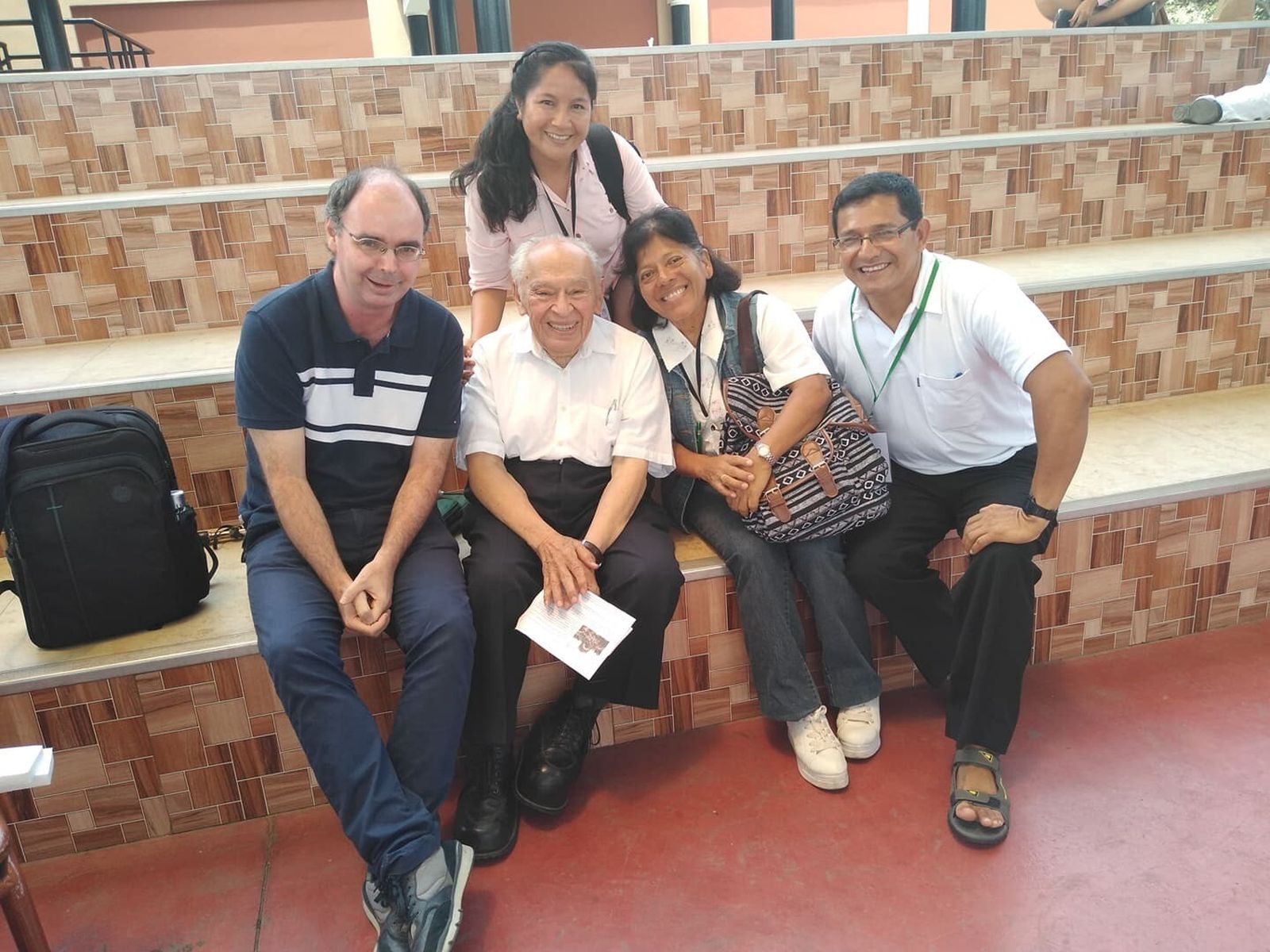 Gustavo Gutiérrez, con Agustín Ortega