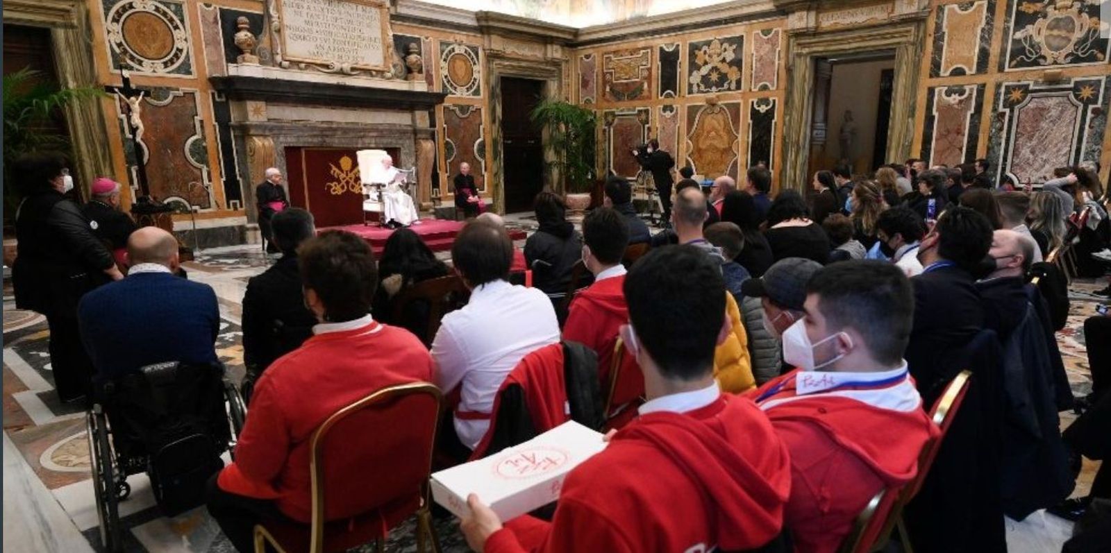 El Papa con asociación del autismo