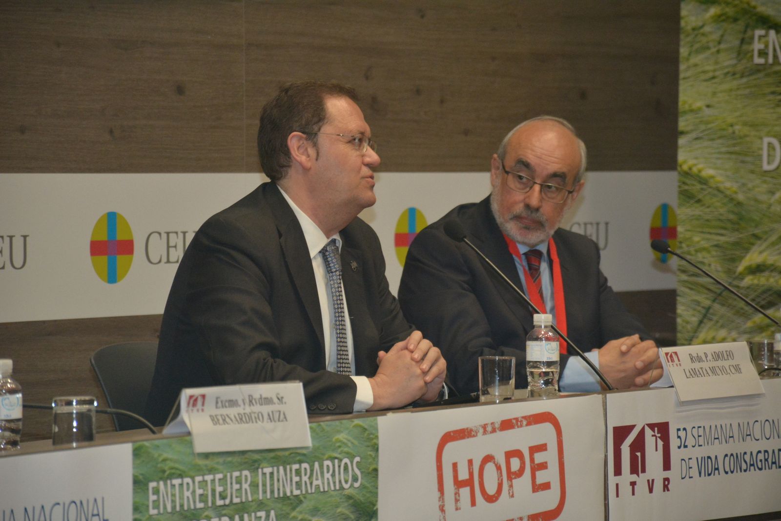 Adolfo Lamata (izquierda) y Jesús Miguel Zamora