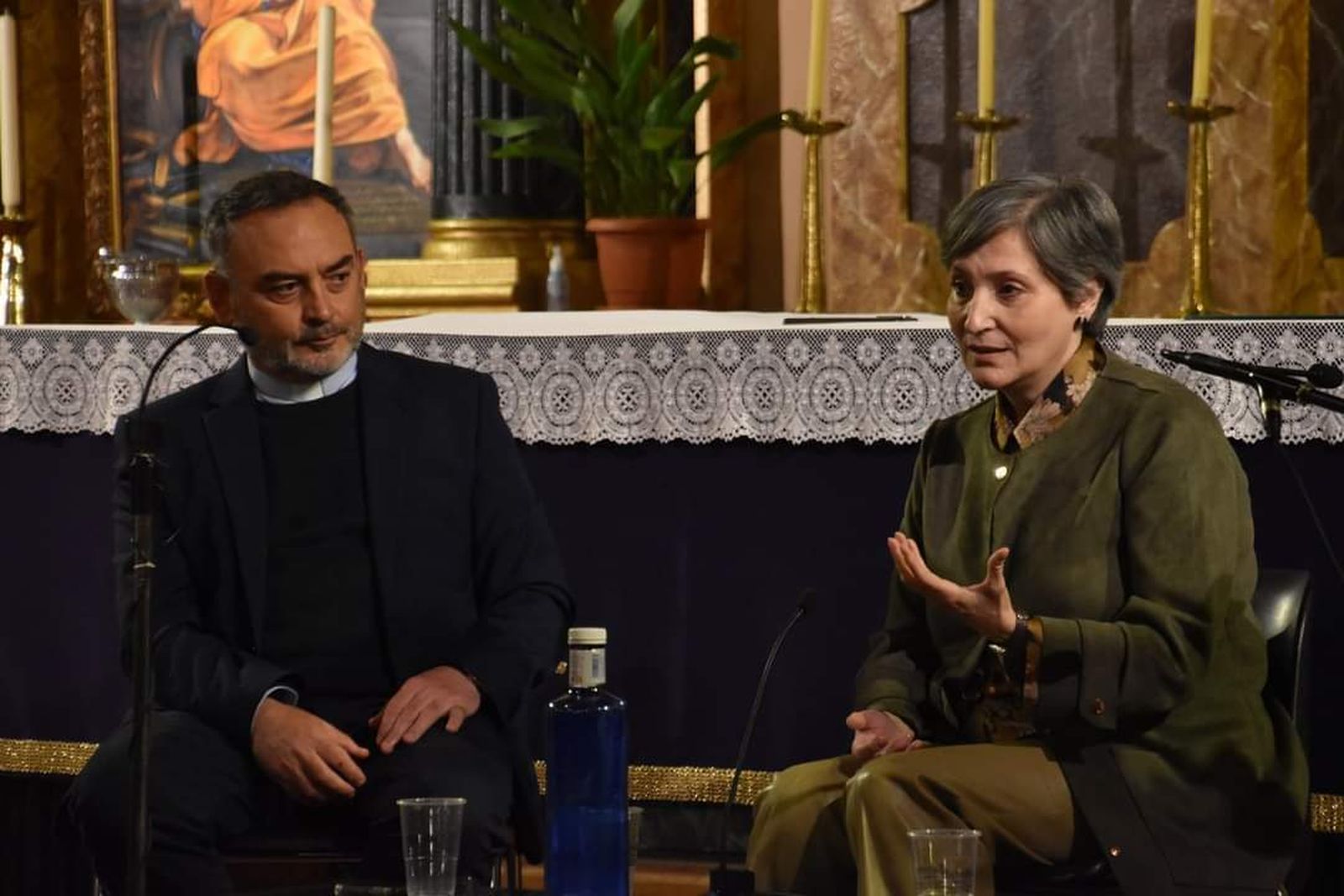 Cristina Inogés y Jesús Sánchez Adalid